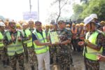 आरुघाटमा निर्मित बेलीब्रिज सेनाले गर्‍यो हस्तान्तरण