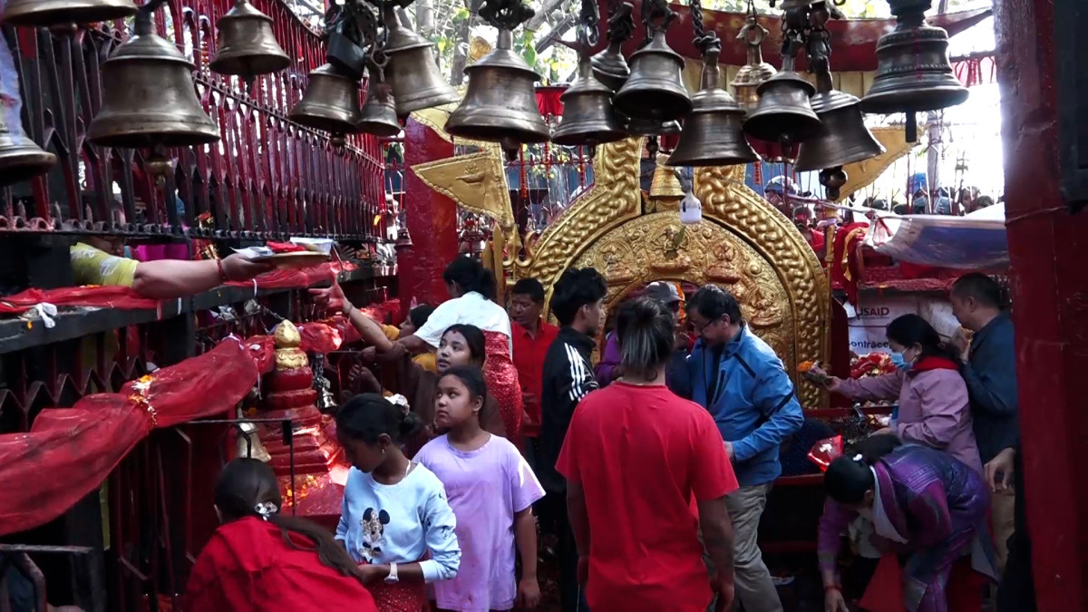महाष्टमीमा भद्रकालीसहित देशभरका शक्तिपीठमा भक्तजनको घुइँचो
