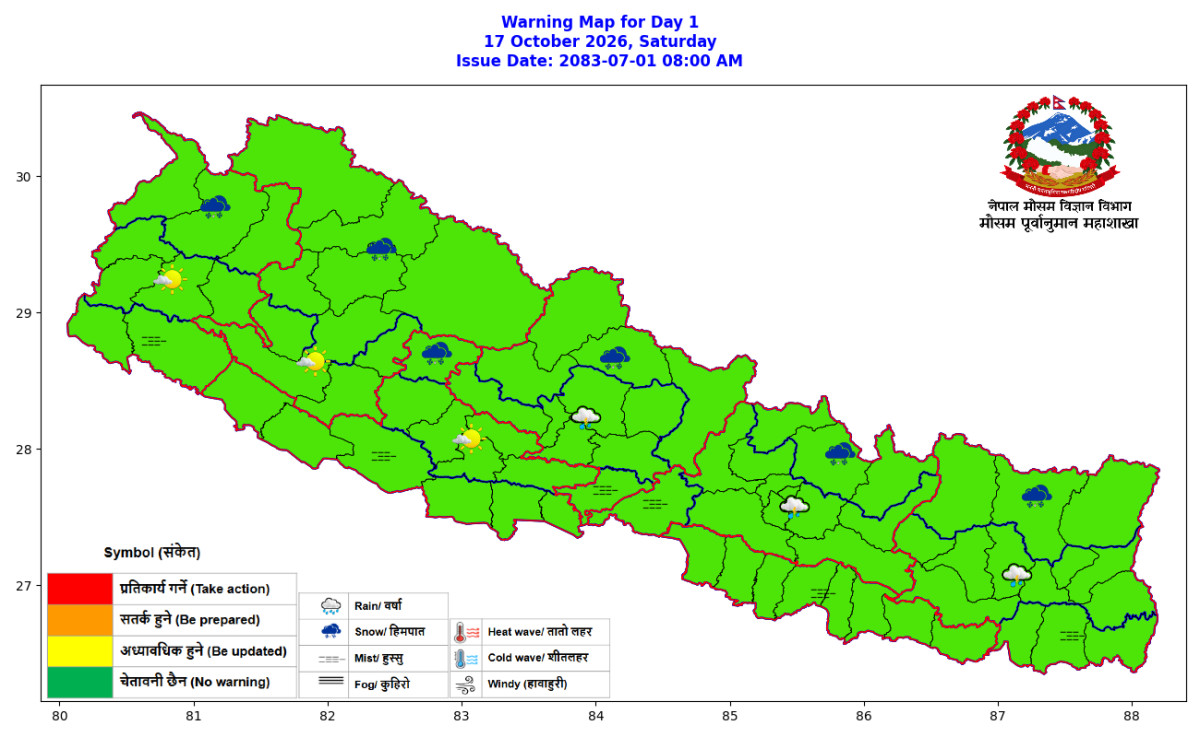काठमाडौं उपत्यकामा चिसो बढ्दै, बिहान र राति बढी महसुस