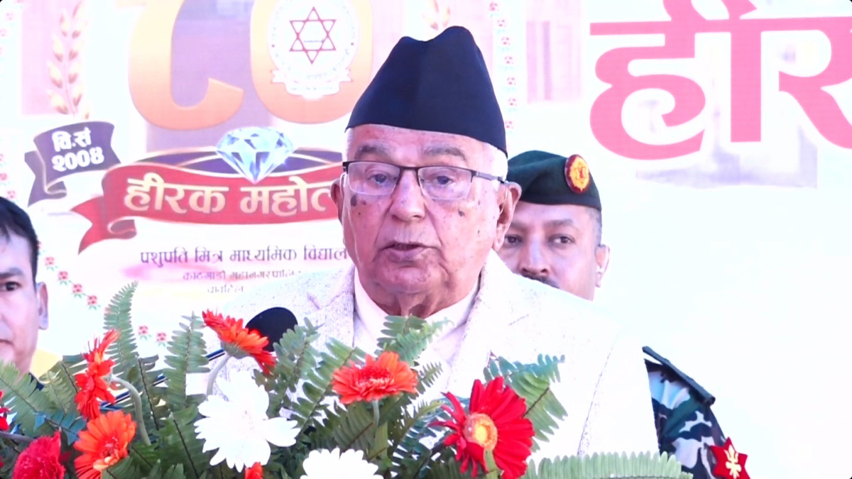 शिक्षामा प्रविधिसँगै मानवीय मूल्यलाई प्राथमिकता दिनुपर्छ : राष्ट्रपति पौडेल